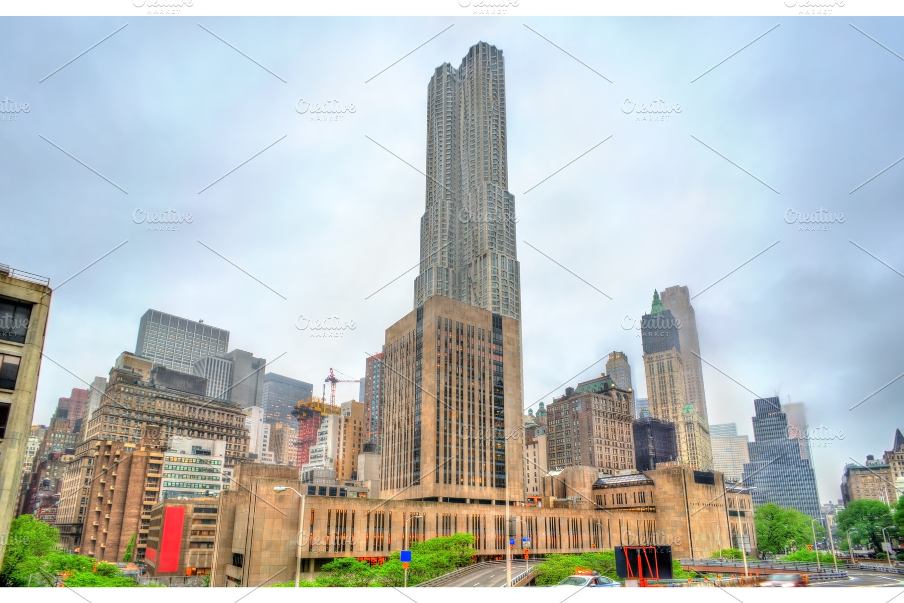 Pace University in Manhattan, New York City, an Architecture Photo by Leonid Andronov