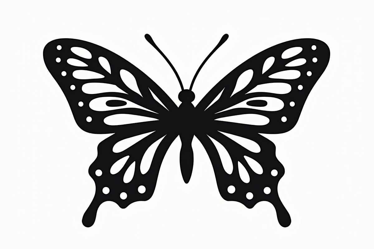 butterfly laser cut design, an Illustration by Designer_Momina (Photo 7 of 13)