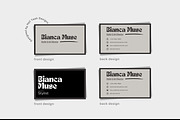 Monochrome Business Card Templates, a Business Card Template by Hell Yeah Designs (Thumbnail 5 of 7)