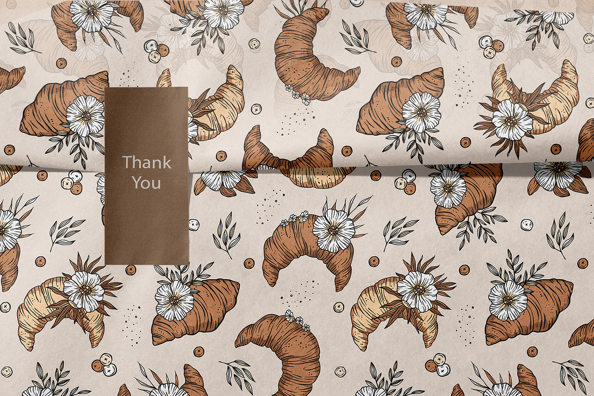 Pastry Chef Bakery Pattern Set, a Pattern Graphic by Red Ink (Photo 7 of 9)