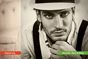 24 Black & White Photoshop Actions, an Action Add-On by Premium Adobe Add-Ons (Thumbnail 4 of 11)