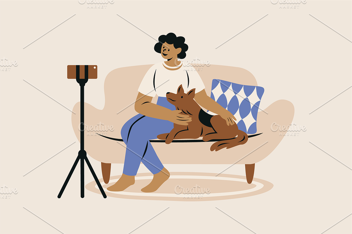 Influencer and Blogger Illustration, a Work Illustration by Jump Studio (Photo 3 of 10)