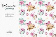Watercolor Romantic Christmas, a Seasonal Illustration by katmonne (Thumbnail 14 of 16)
