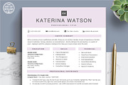 Pink Resume Template | Creative CV, a Resume Template by The Art of Resume (Thumbnail 1 of 8)