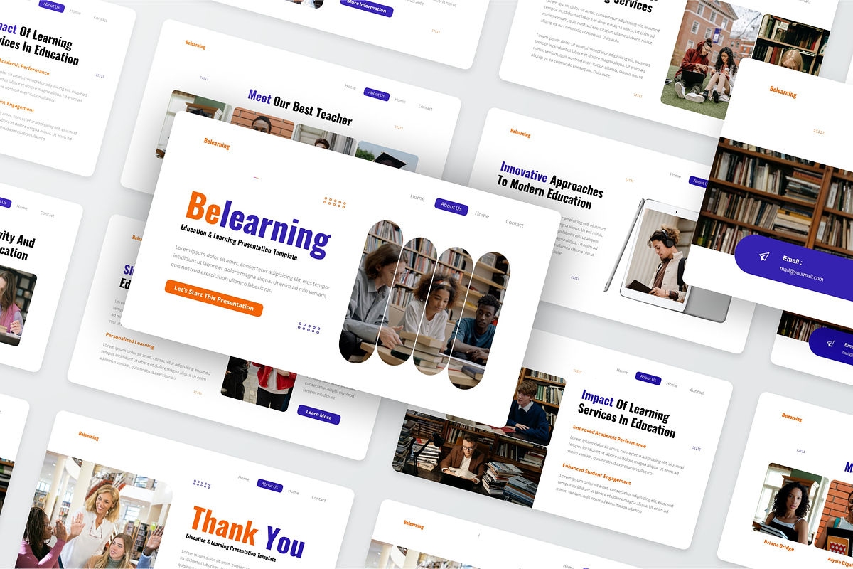 Education & Learning Powerpoint, a Presentation Template by SquidPixey (Photo 6 of 6)