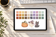 Cozy Halloween Procreate Palette, a Decorative Illustration by Colorsfav (Thumbnail 2 of 3)
