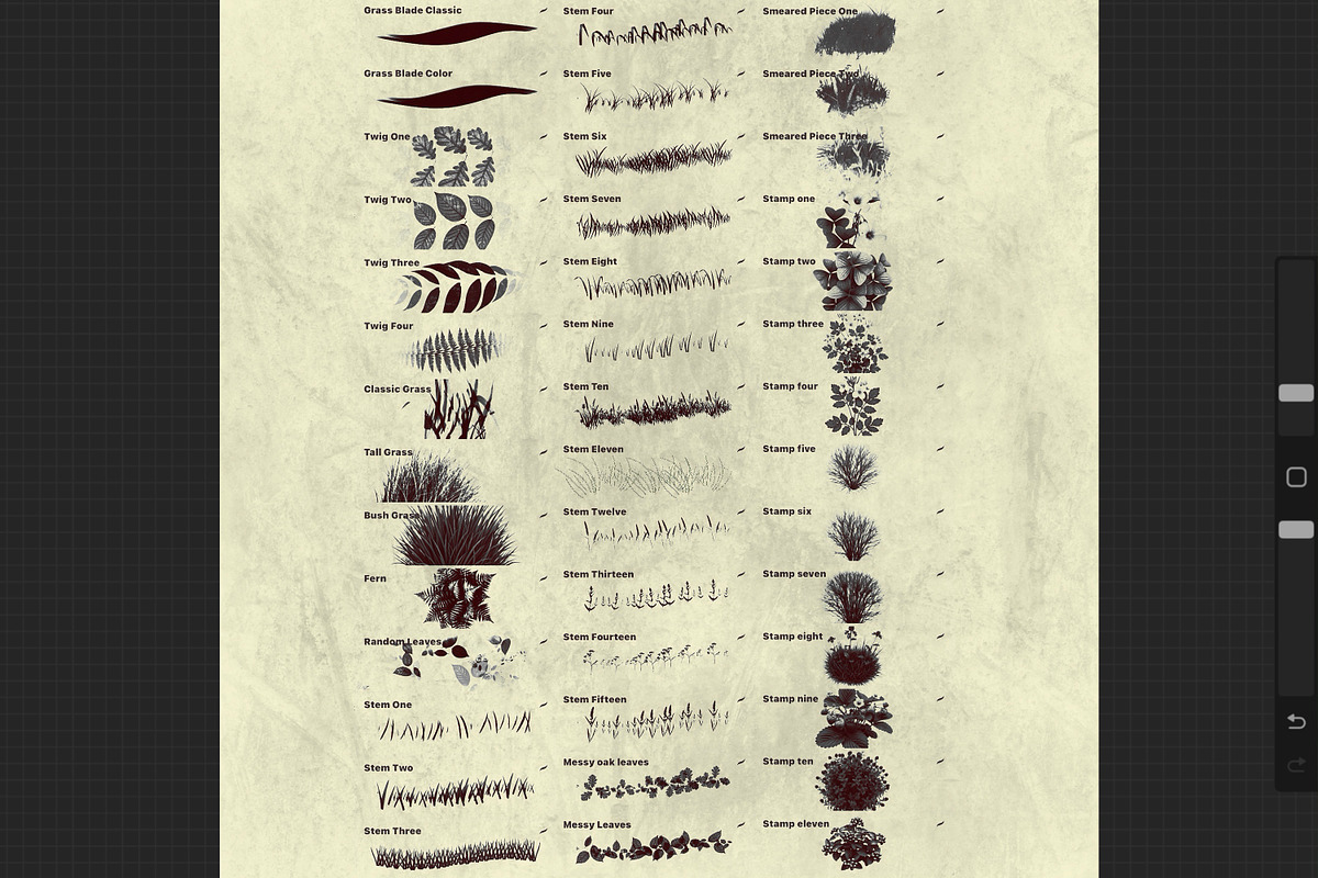 All about GRASS 42 brushes, a Brushes & More by Bluesssatan (Photo 2 of 5)