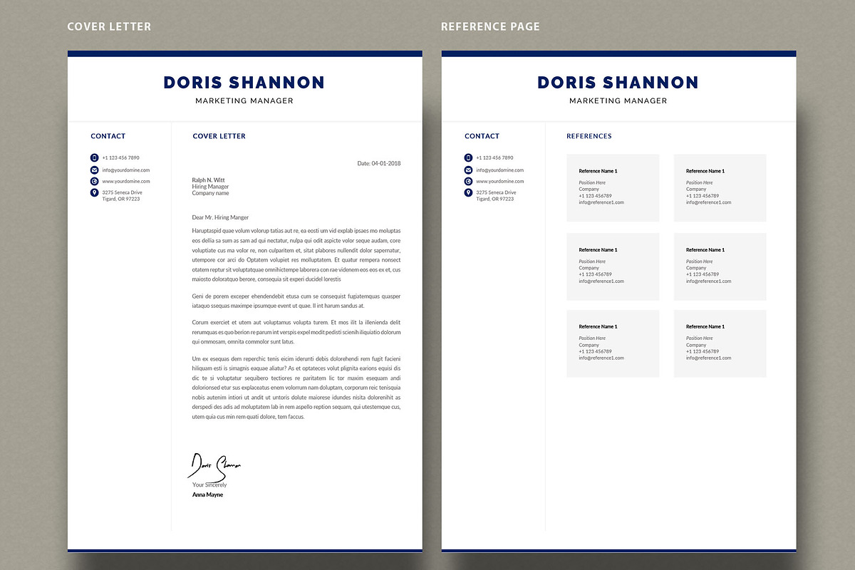 Resume Template | CV Template, a Resume Template by Advaita Printables (Photo 4 of 4)