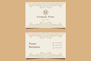 Natural Floral Business card, a Marketing Template by sekitarief (Thumbnail 1 of 3)