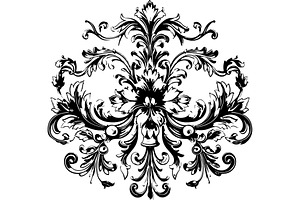 Vintage Floral Ornament & Wreath SVG, an Object Graphic by Gfx_Store