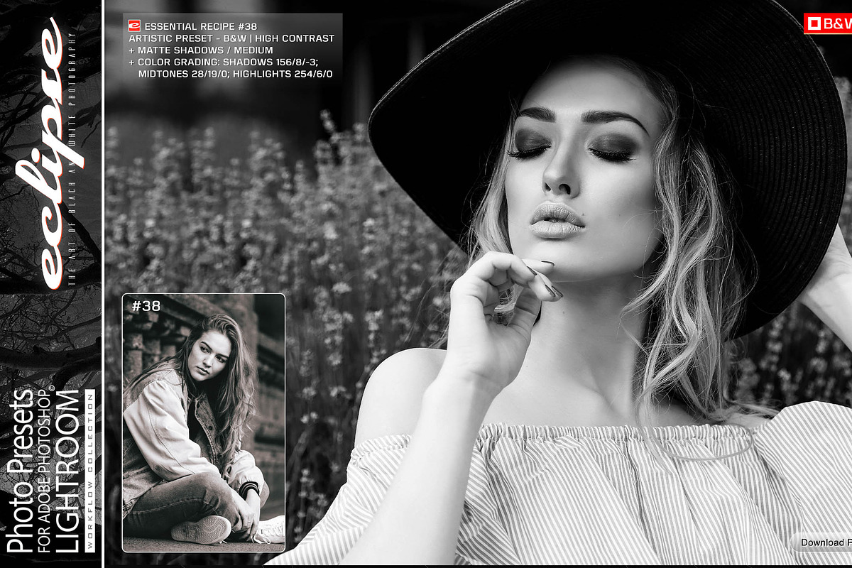 Presets for Lightroom / ECLIPSE B&W, an Action Add-On by Miracle_Design (Photo 12 of 22)