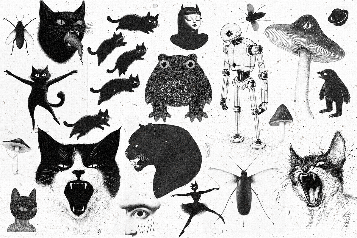 140 Spooky Tatts, an Object Graphic by Lilithcollageart (Photo 3 of 5)