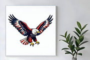 USA Eagle, an Animal Illustration by Sharon Schwalbe (Thumbnail 5 of 5)