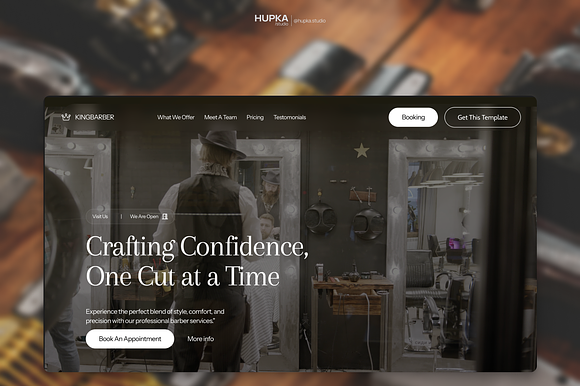 KingBarber - Premium Barber Shop Framer Template preview 6