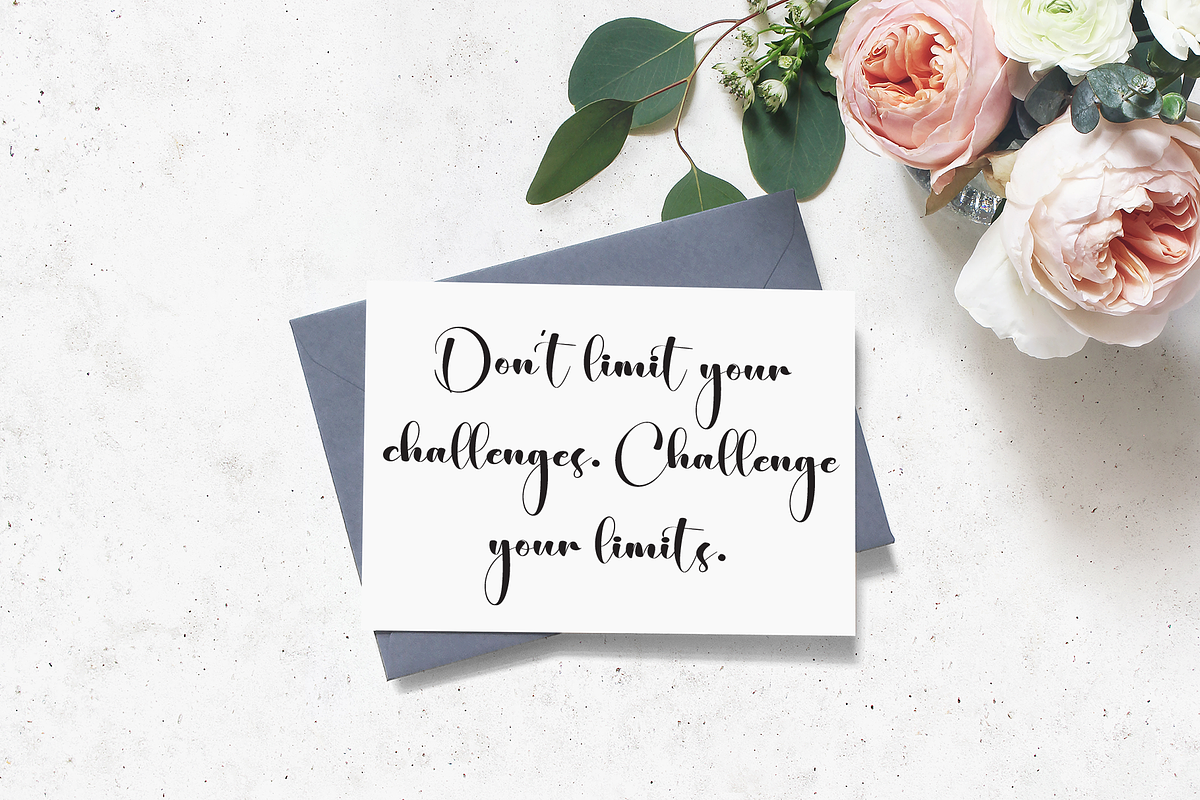 Autumn | Script Font, a Handwritten Font by Scratchones (Photo 3 of 8)