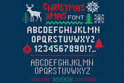 Christmas bold, thin font and number, a Social Media Template by Vector photo shop (Thumbnail 1 of 4)