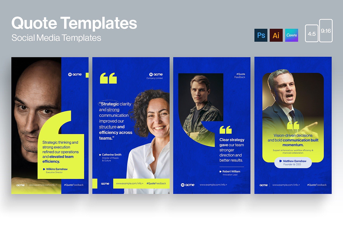 Quote Social Media Template, a Social Media Template by BrandPacks (Photo 7 of 7)