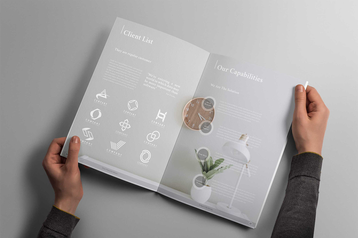 Proposal Template, a Brochure Template by Peunayah (Photo 8 of 15)