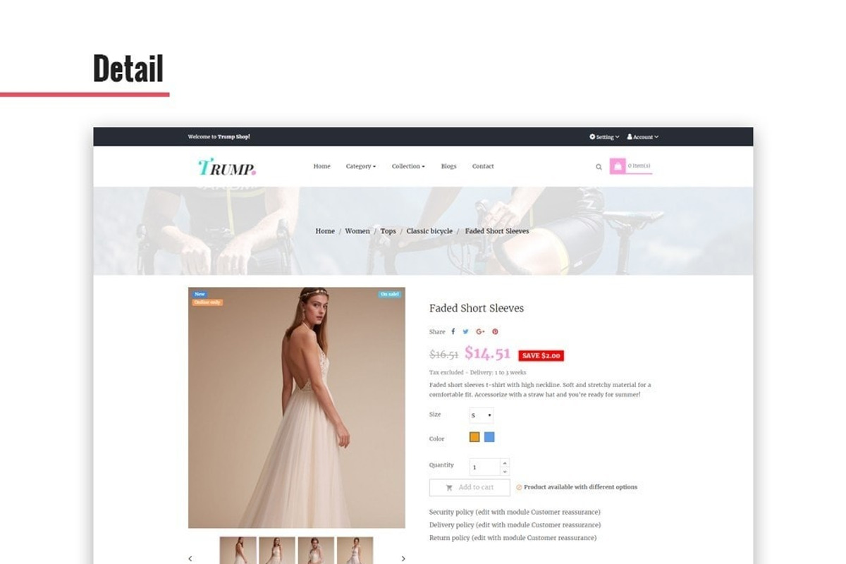 Ap Trump Responsive Prestashop, a Bootstrap Template by LeoTheme (Photo 2 of 6)