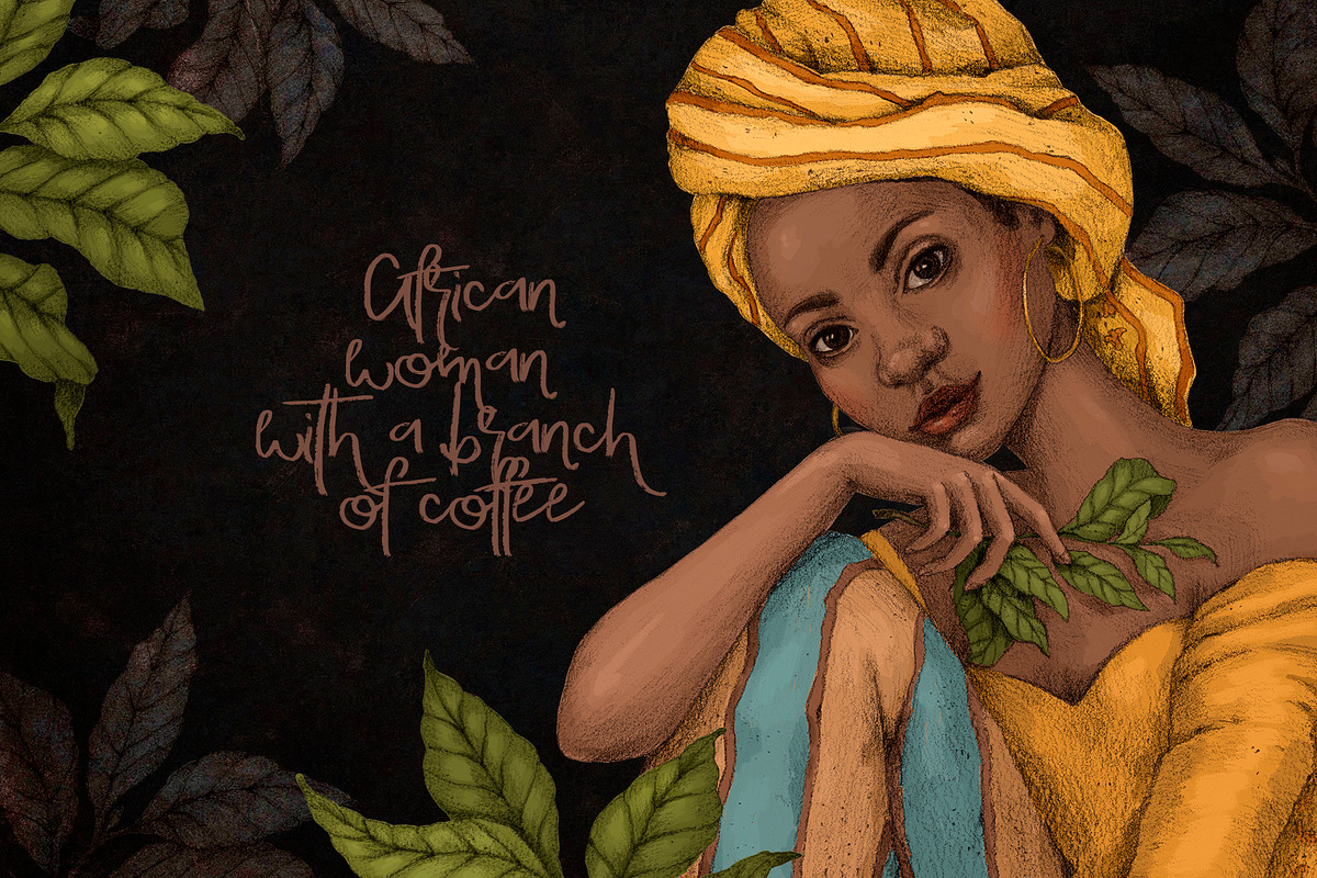 Time for Coffee illustration set, an Illustration by Alamella (Photo 4 of 10)