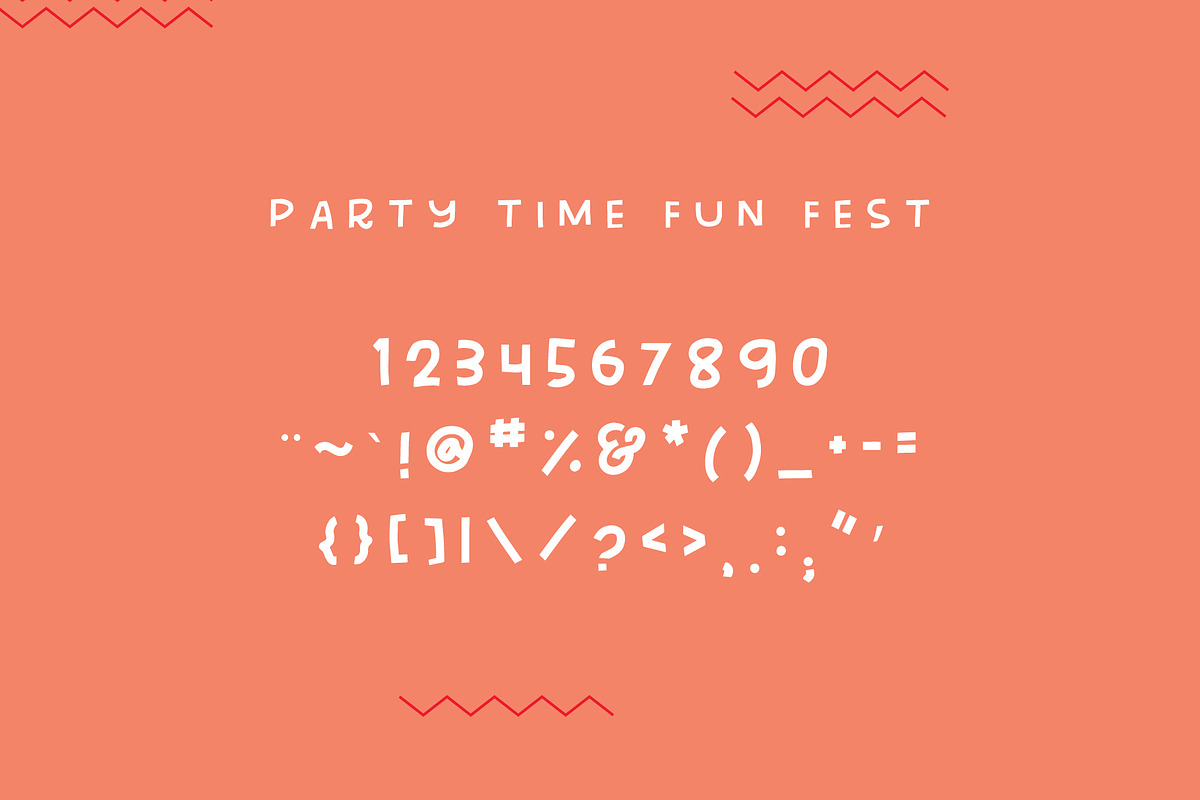 Party Time Fun Fest - The best font! preview 6