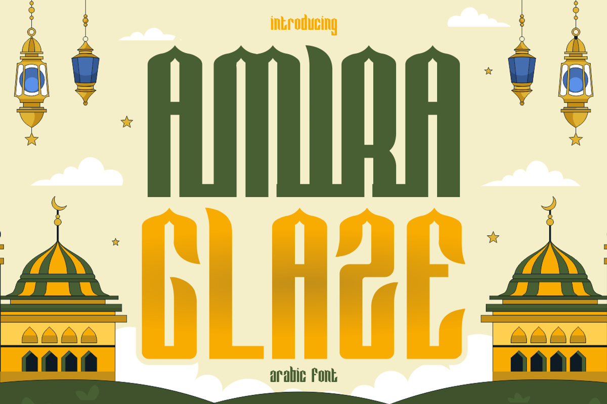 Amira Glace - Arabic Font, a Font by PutraCetol Studio (Photo 1 of 5)