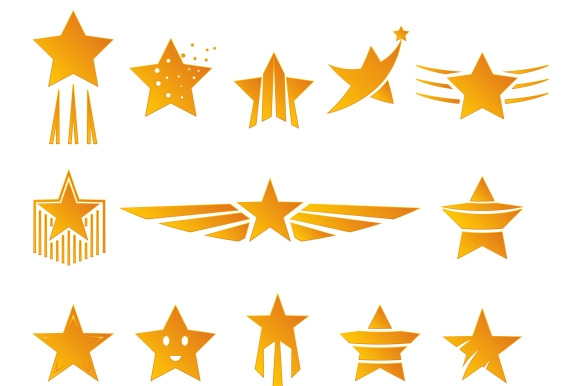 Gold Stars For Logos
