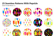 Summer Mood, Watercolor Set With Ice, a Pattern Graphic by Mona Monash (Thumbnail 5 of 13)