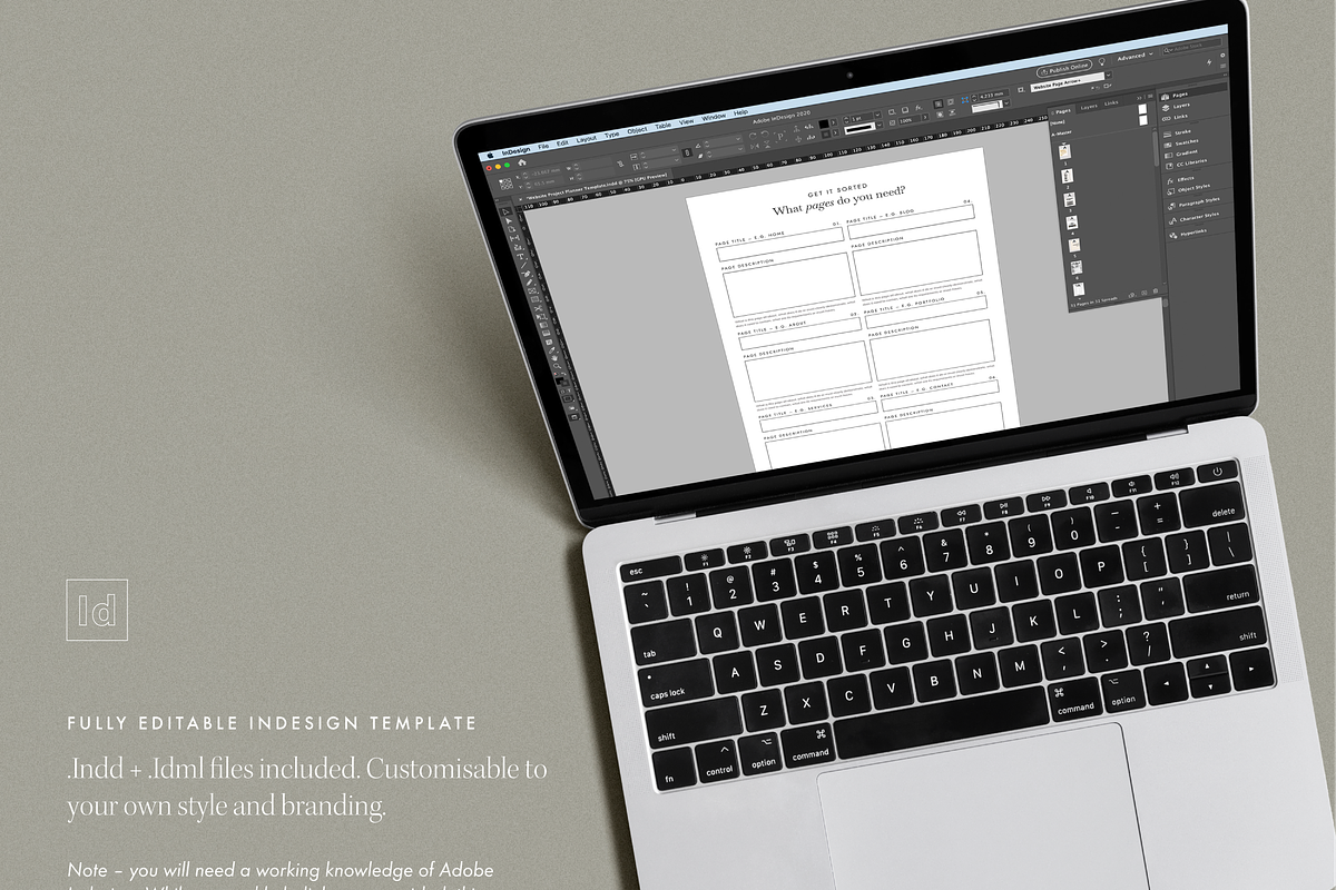 Website Project Planner Template, a Presentation Template by January Made Design (Photo 7 of 14)