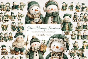 Snowman Christmas Clipart 45 PNG