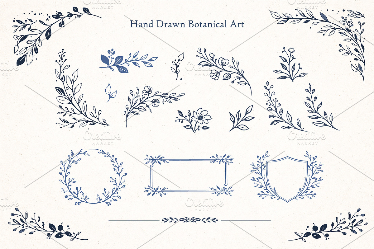 Botanical Branding Kit Wedding, an Object Graphic by Christine Krahl (Photo 9 of 11)