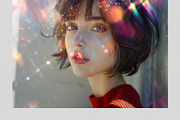 Glitter Rainbow Glow Effect Overlays, a Brushes & More by PhotoSpirit (Thumbnail 5 of 9)