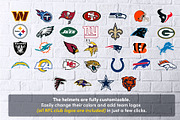 Super Bowl Football Flyer Template, a Print Template by Rome B Creation (Thumbnail 3 of 3)