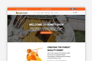 Honey Shop WordPress Theme