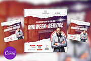 Midweek Service Instagram Post, a Social Media Template by Mishek Munene (Thumbnail 2 of 4)