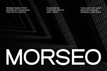 Morseo - Family Sans Serif Font