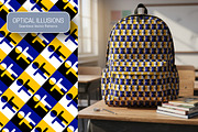 40 Optical Illusions Vector Patterns, a Pattern Graphic by Guten Tag Vector (Thumbnail 4 of 10)