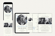 Funeral Program Template Set I Canva, an Invitation Template by The Social Stuff (Thumbnail 7 of 11)