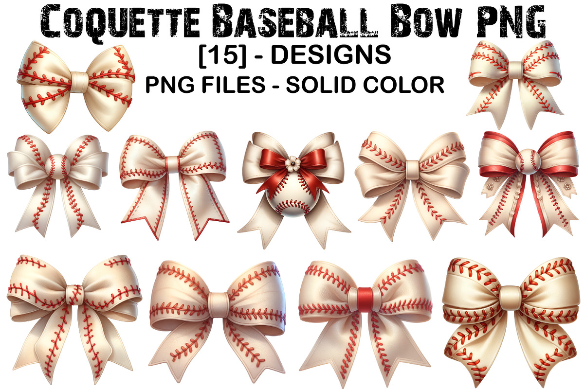 Coquette Baseball Bow, an Illustration by GatewayDesign (Photo 1 of 3)