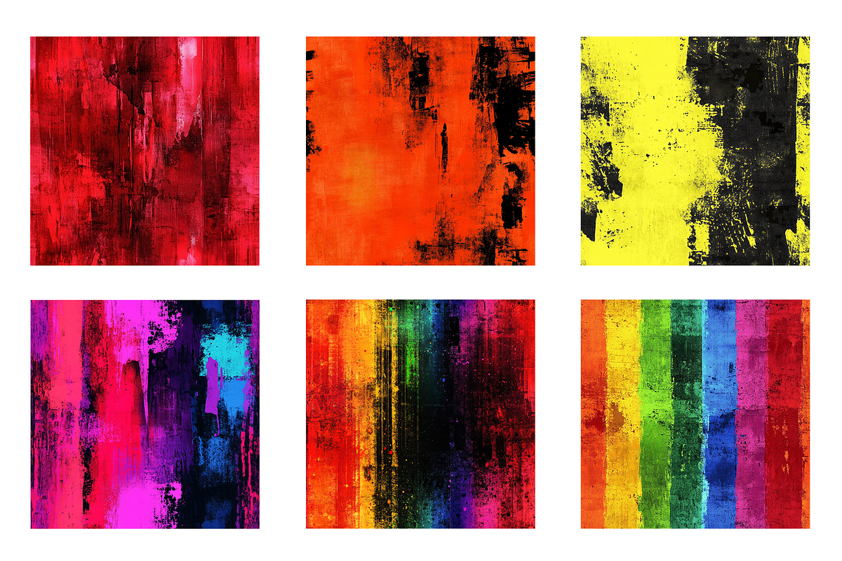 Electric Grunge Digital Paper, a Pattern Graphic by Chromolume Studio (Photo 3 of 15)