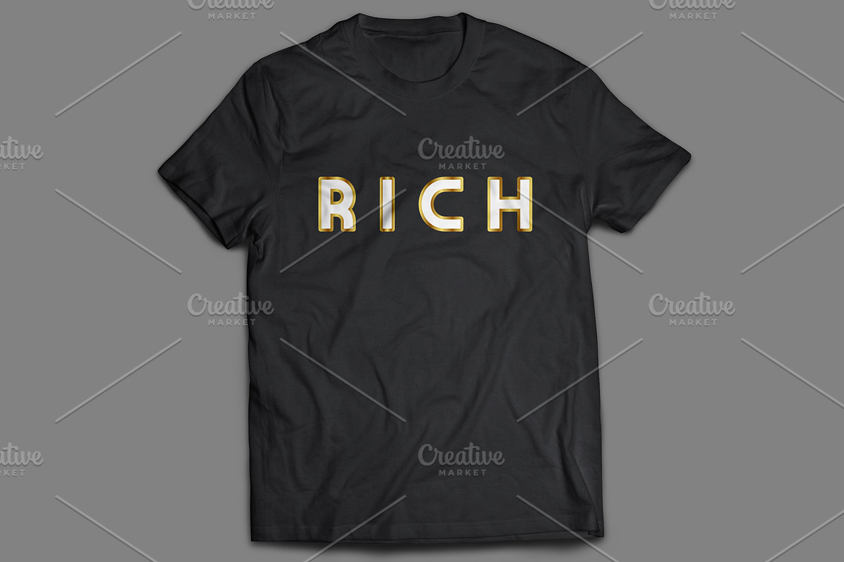 Luxury golden bold alphabet, an Object Graphic by ExpressShop (Photo 4 of 4)