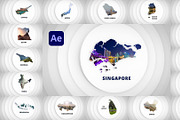 Disks Maps Opener - Asia for AE, a Templates & Theme by iamkoltunov (Thumbnail 2 of 2)