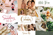 Alocasia-Trio Font Combination, a Script Font by Burntilldead (Thumbnail 2 of 17)