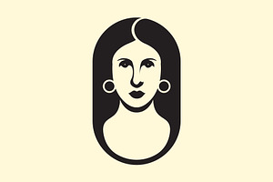 mother women beauty face logo, a Branding & Logo Template by devastd