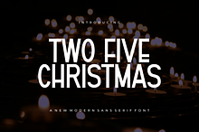 Two Five Christmas - Font