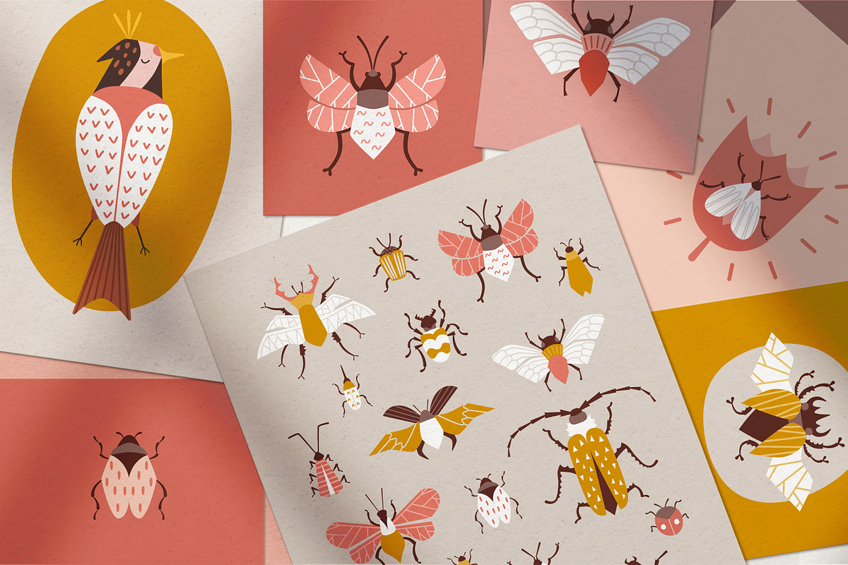Garden Beetles Set, an Illustration by Lori Room (Photo 3 of 11)