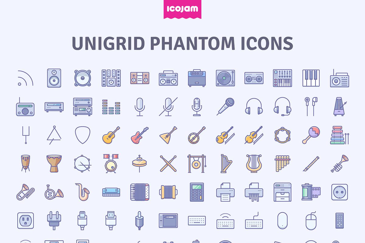 3552 Unigrid Phantom icons, an Icon by Icojam store (Photo 9 of 14)