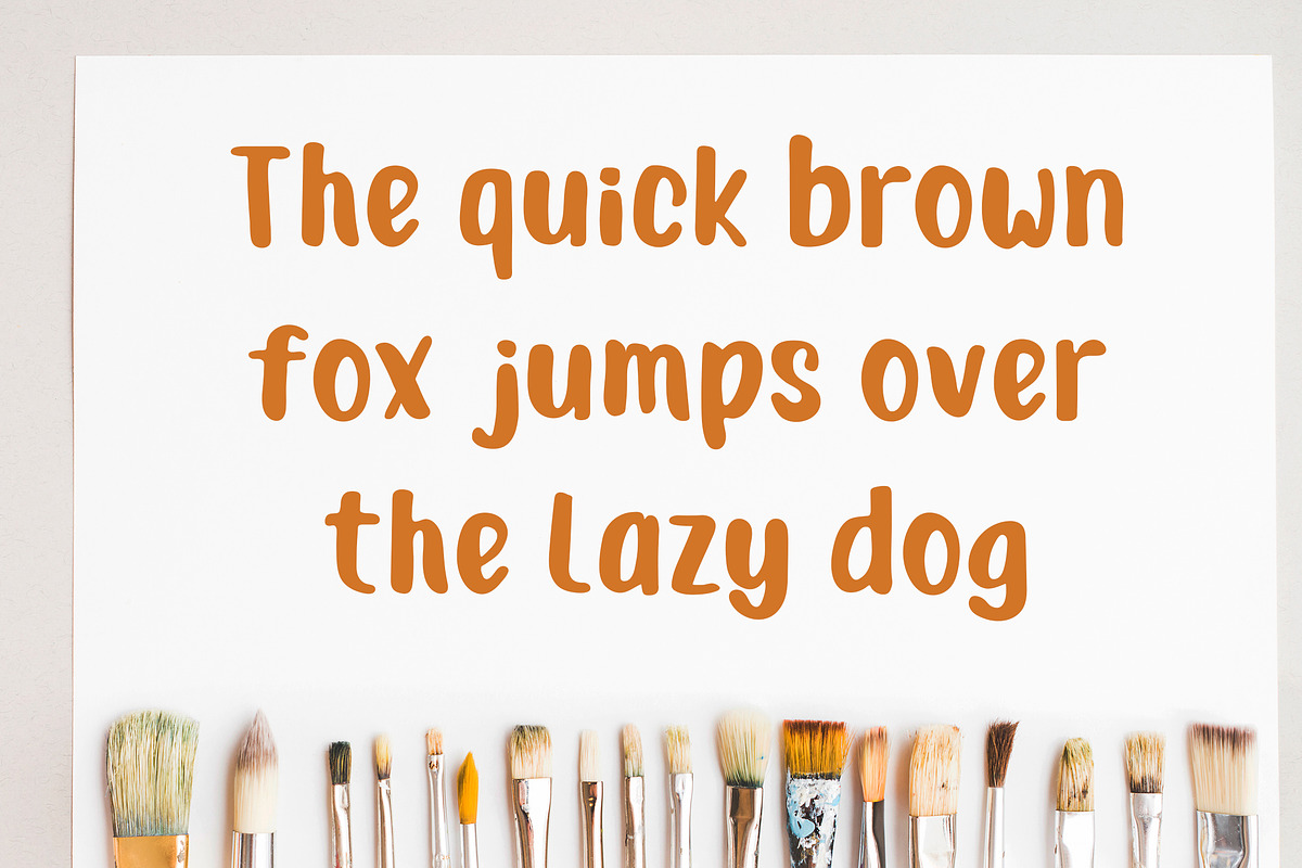 Junior Brush - Handwritten BrushFont preview 3