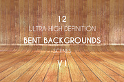 12 UHD Bent Background Scenes V1, an Object Graphic by LuisFaus (Thumbnail 2 of 5)