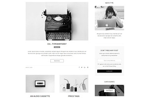 Ira - Minimal Blog WordPress Theme